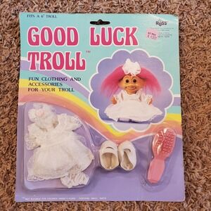 Russ‎ Good Luck Troll Bride Outfit Vintage 1980s NEW